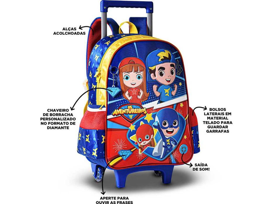 Trolley LUCCAS NETTO Os Aventureiros (16')