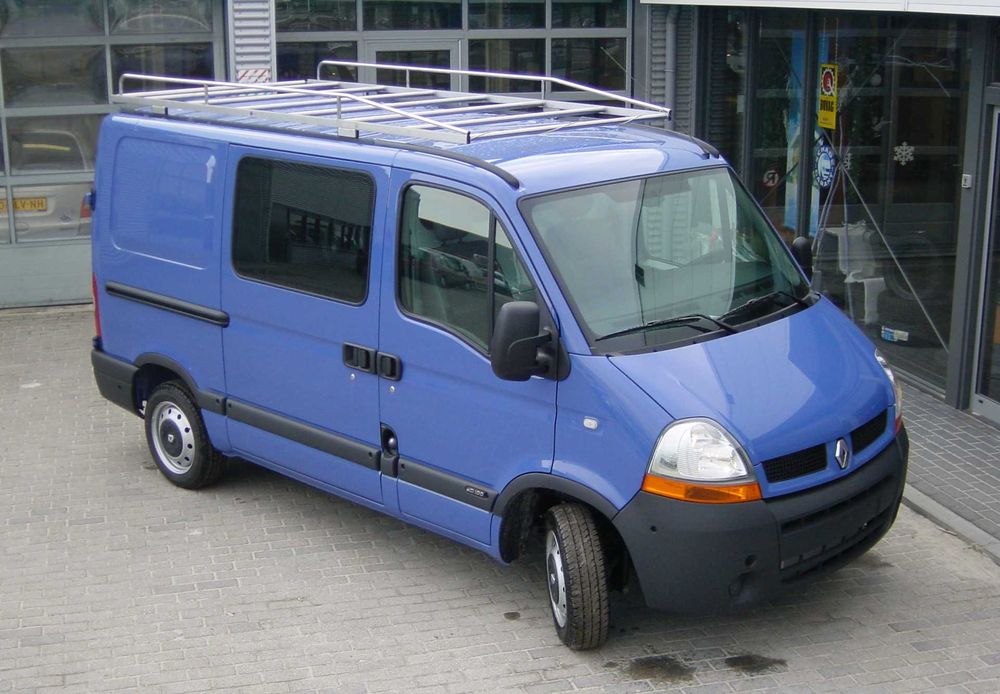 Bagażnik dachowy platforma Renault Master Movano L1H1 305x154cm 98-09r