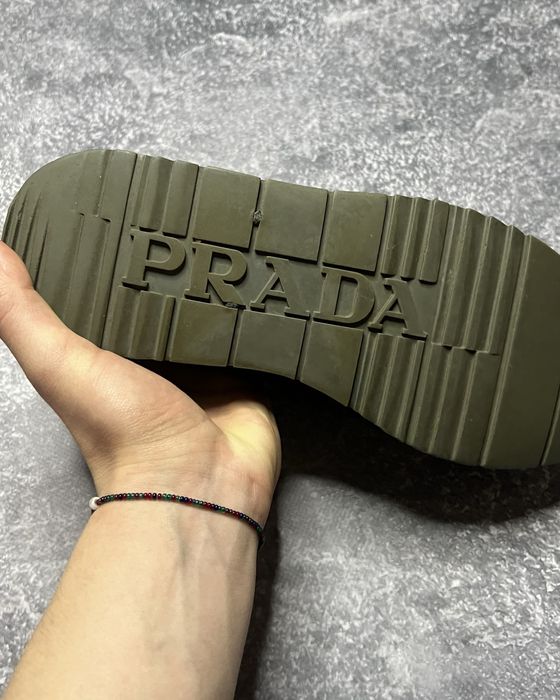 Дерби Prada Blue Sole Броги Туфли Оригинал