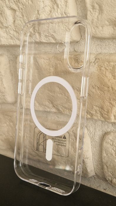Transparent Slim Magsafe Case do Iphone 17 white