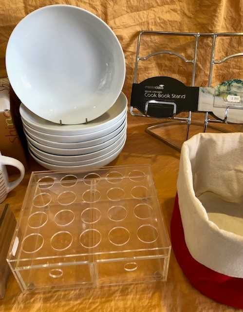 conjunto de utilidades para a casa, artigo novo c/ 50% desconto