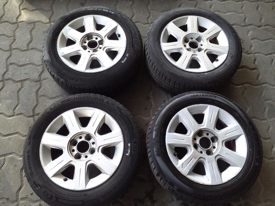 Jantes Fiat R14 Com Pneus 185/60 Furação 4X98
