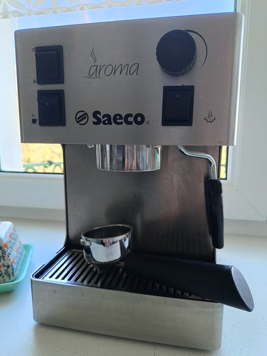 Saeco Aroma SIN 015X | Klasyczny włoski ekspres kolbowy | Made in Italy | 15 bar