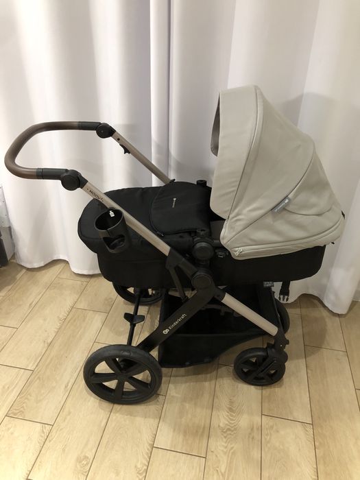 Wózek 3/1 Kinderkraft MOOV 2 z fotelikiem MINK PRO zsary +baza