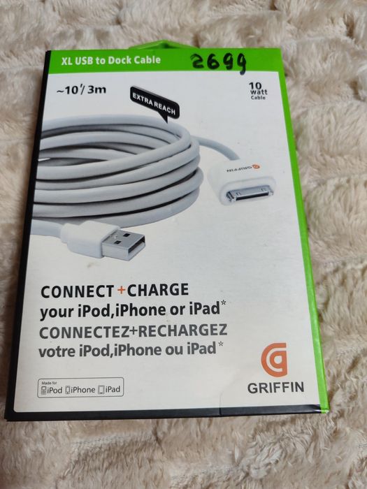 Кабель Griffin з 30пін на USB 2.0