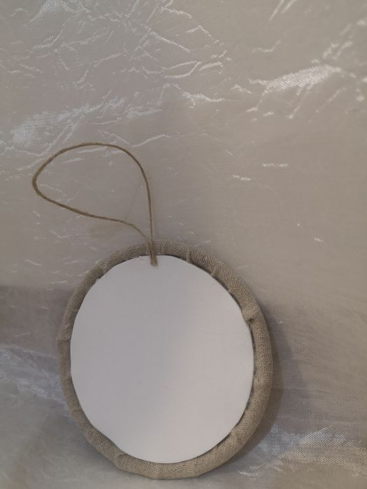 Bordado nome, feito à mão