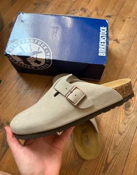 BIRKENSTOCK Boston BS Sand Suede Leather R.40