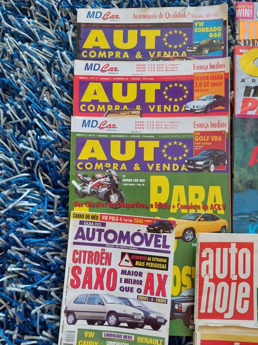 Revistas de Automóveis antigas