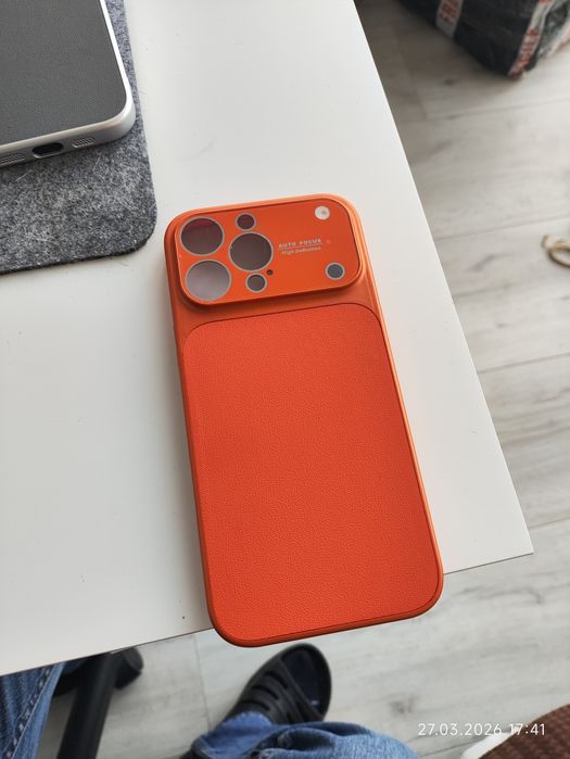 Чохол айфон 16 про Макс apple ihhone 16 pro Max like 17 pro імітує 17 про та скло антилпіон