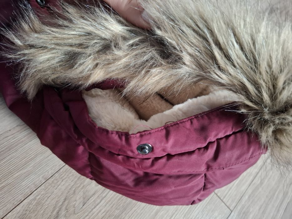 Płaszcz zimowy, kurtka pikowana Zara 116