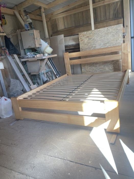 Ліжко двоспальне вільха.