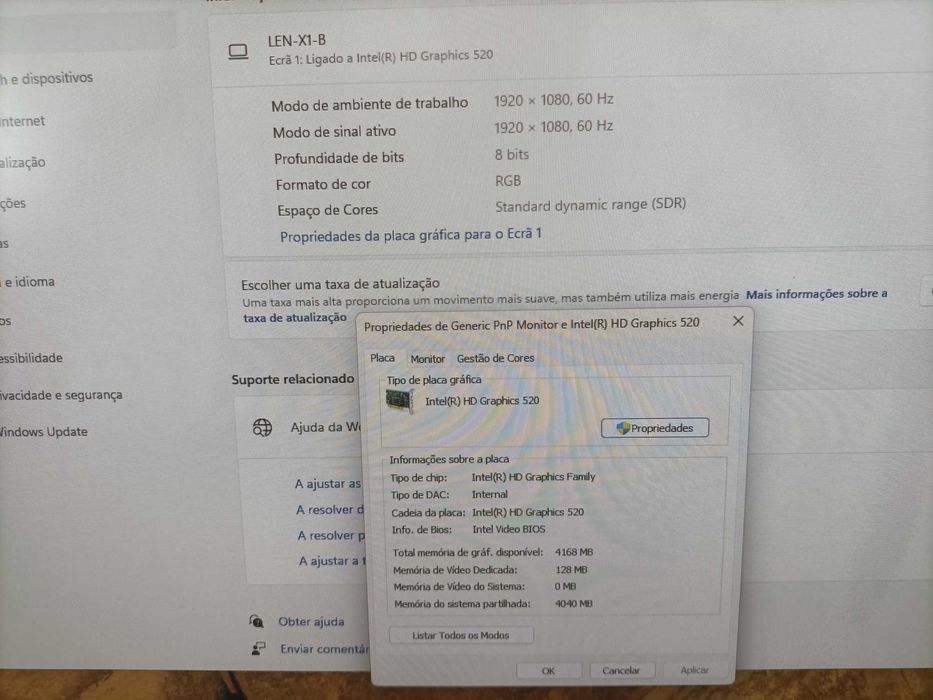 Lenovo ThinkCentre All-In-One  i7 SSD 240GB RAM 8GB Tela 24p Full HD