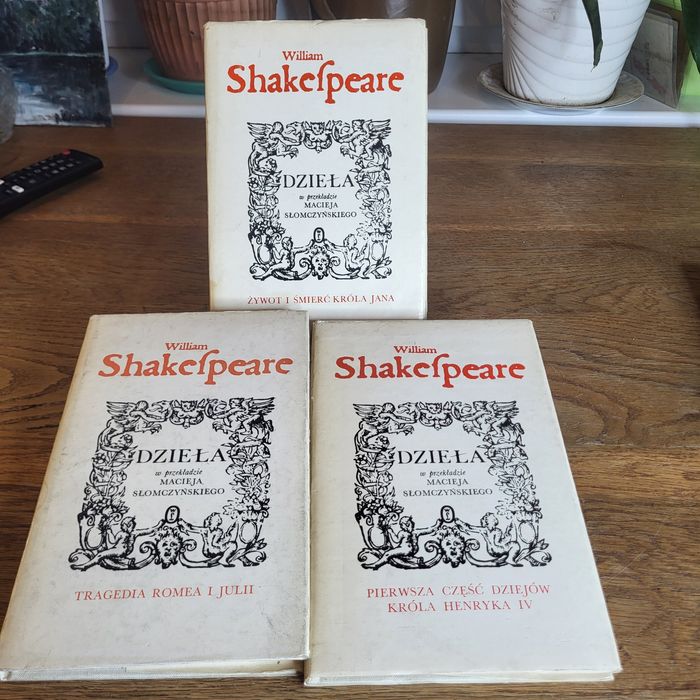 Książka 3sztuki William Shakespeare ³⁶