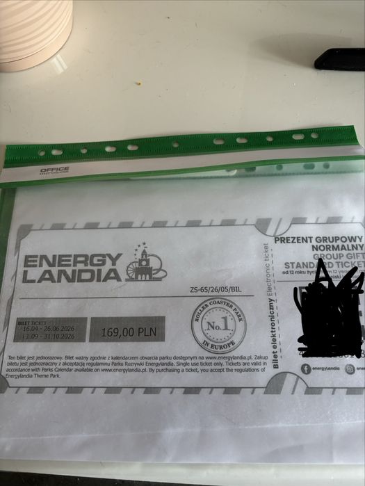 Bilety energylandia