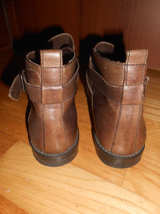Ecco botki skórzane damskie,36/37/23 cm