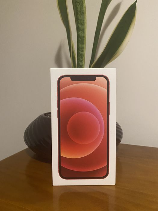 Caixa iphone 12 vermelho