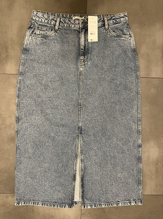 Love Copenhagen Spódnica Jeansowa Midi Nowa z Metką Denim