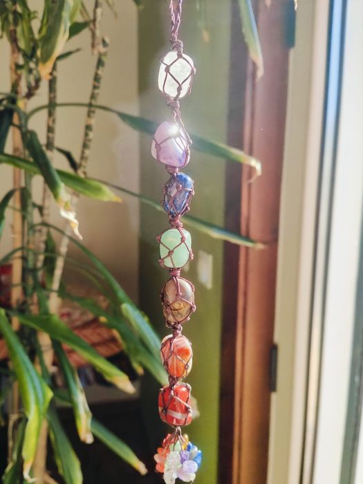 Pendentes c/ 7 pedras chakras