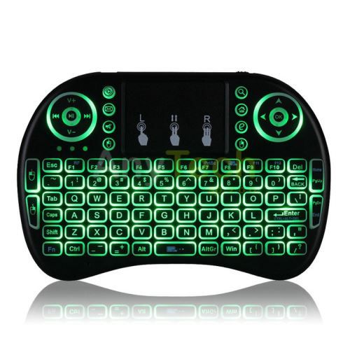 Klawiatura PODŚWIETLANA Bezprzewodowa Smart TV I8