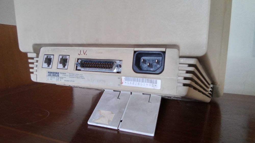 [PC Vintage] Terminal de videotexto DIGITAL VT320 - Ambar