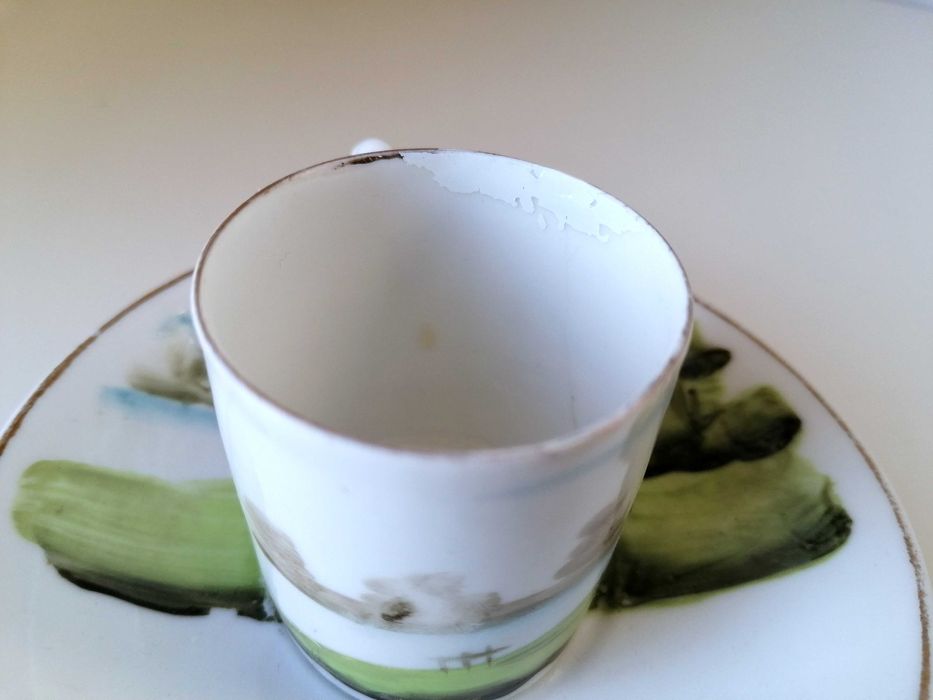 Chávena  de café Vista Alegre antiga