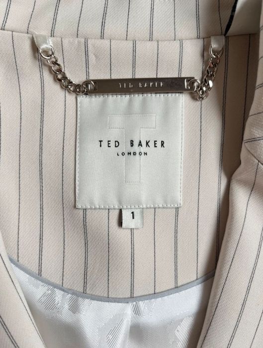 Marynarka w paski, brand Ted Baker, rozmiar S, skład super