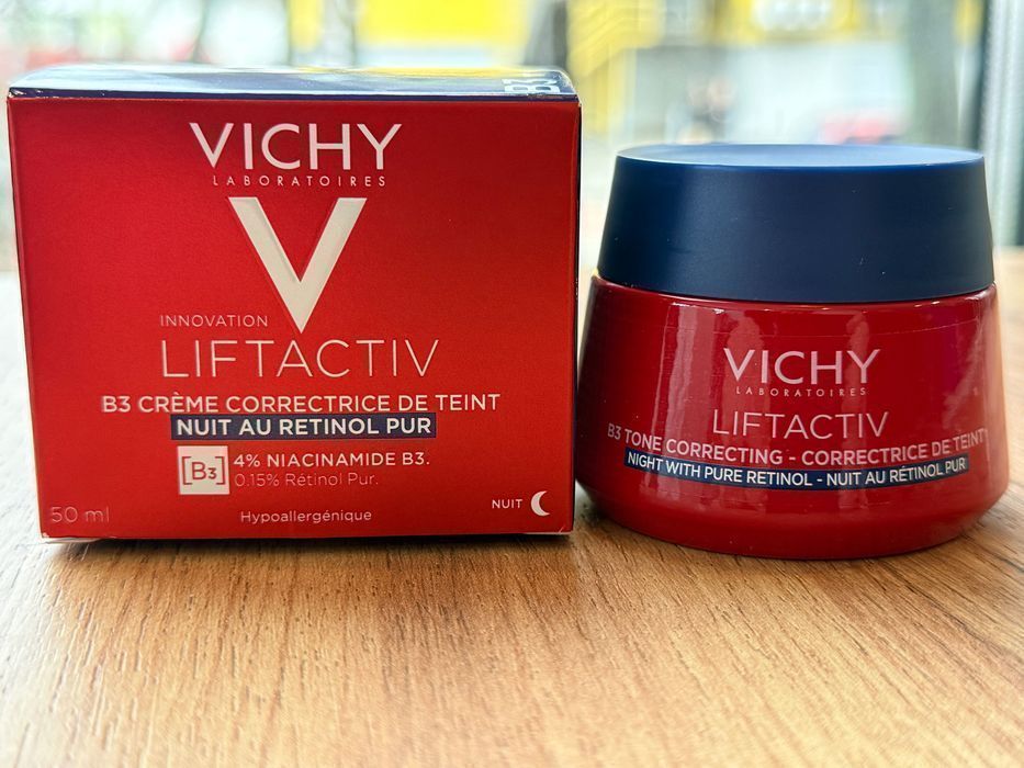 Нічний крем Vichy Liftactiv B3 (50 мл) з ретинолом і ніацинамідом