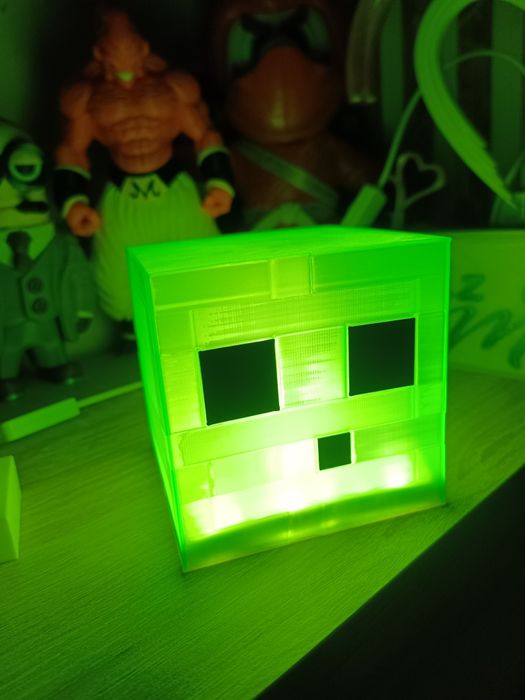 Luminária Minecraft Led