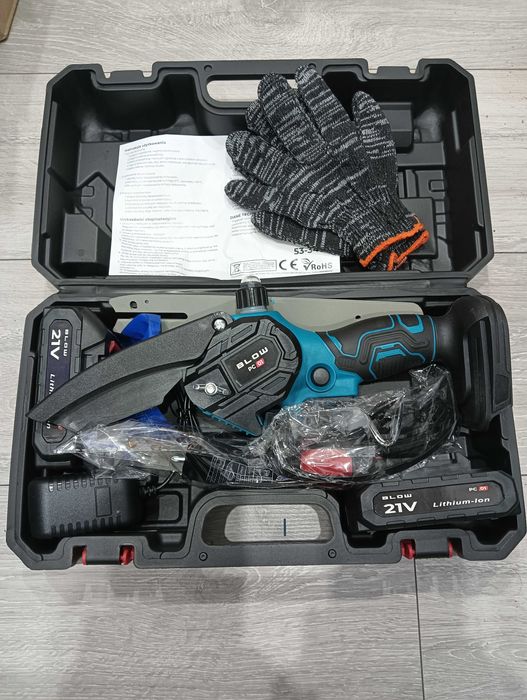 Łańcuchowa piła akumulatorowa 8” 2 x21V pilarka łańcuch Łańcuch