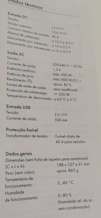 Transformador de tensão TSW 300 W