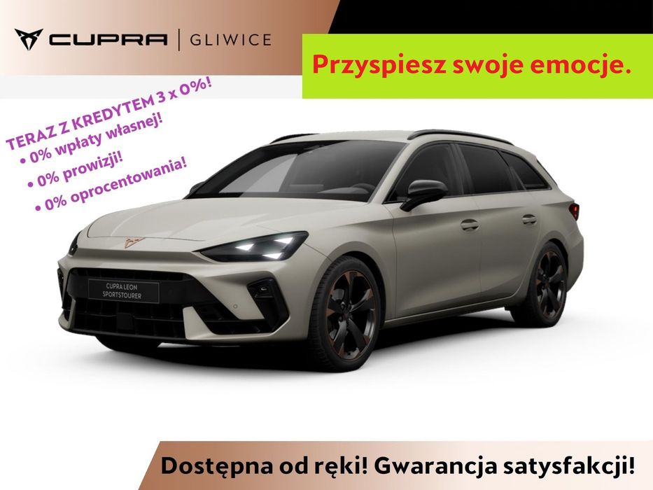 Cupra Leon Sportstourer 1.5 TSI 150KM! Okazja! Dynamica + Edge! Dobre finansowanie!