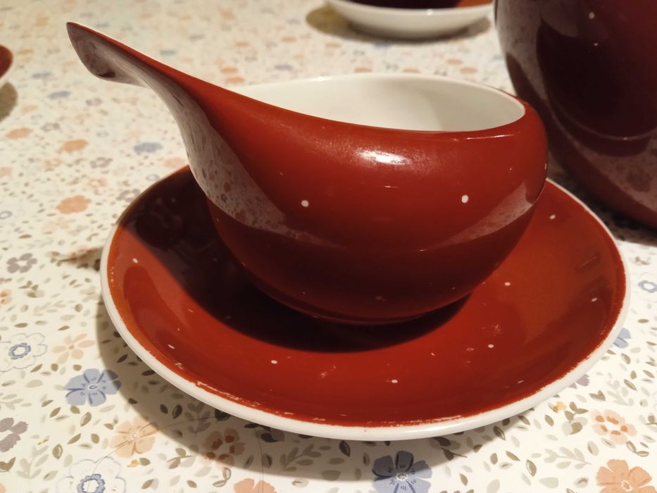 Lubomir Tomaszewski DOROTA ceramiczny serwis do kawy, 1962 RARYTAS