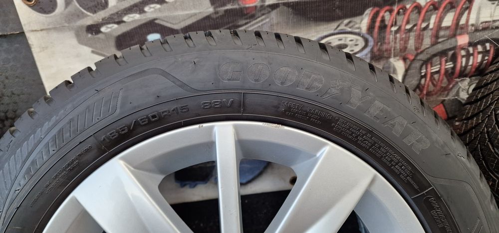 Alufelgi+opony wielosezonowe R15 5x100 et40 VW Polo 6C 6R 2024r