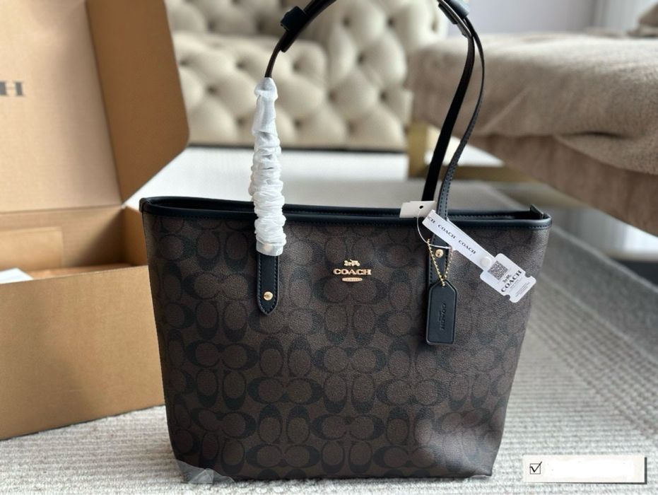 Сумка coach city tote шопер