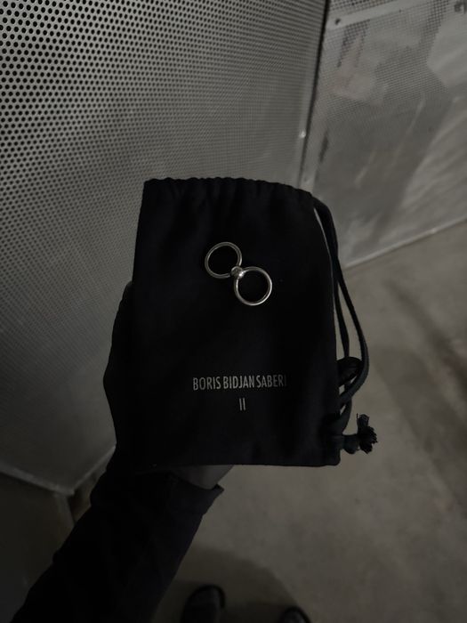 Boris Bidjan Saberi 925 Sterling Silver Double Ring