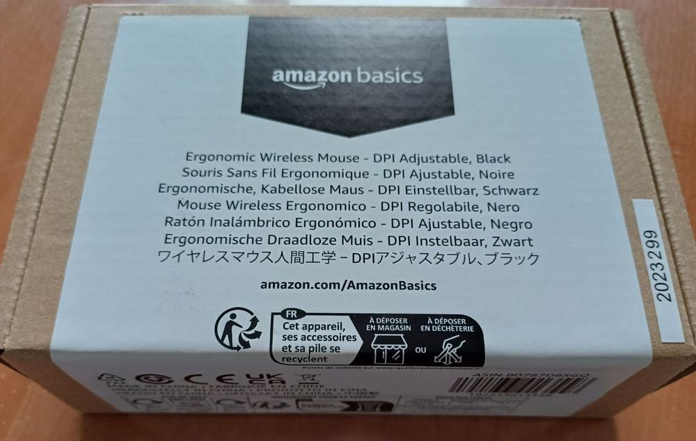 Миша бездротова Amazon Basics