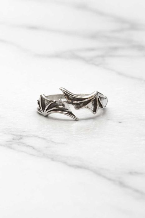 Pierścionek skrzydła Chrome Hearts style gothic ring