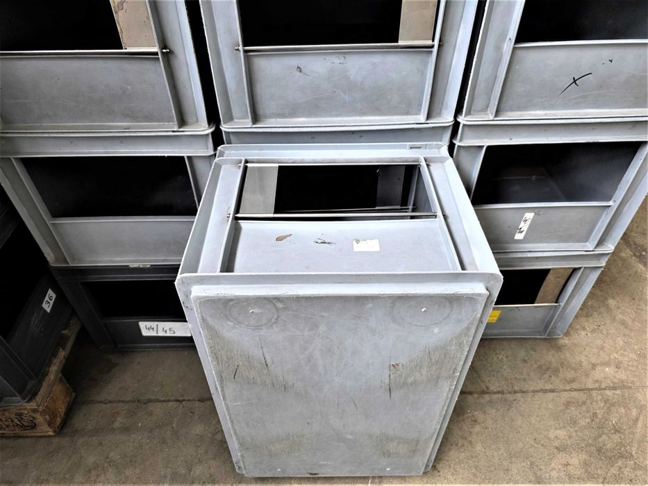 Pojemnik Plastikowy Kuweta Skrzynka Kosz Magazynowy Warsztatowy Regał