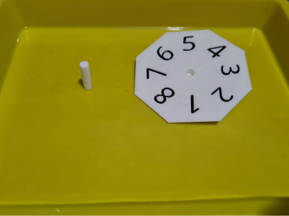 Pião Divertido de 1 a 8 Lados para Jogos