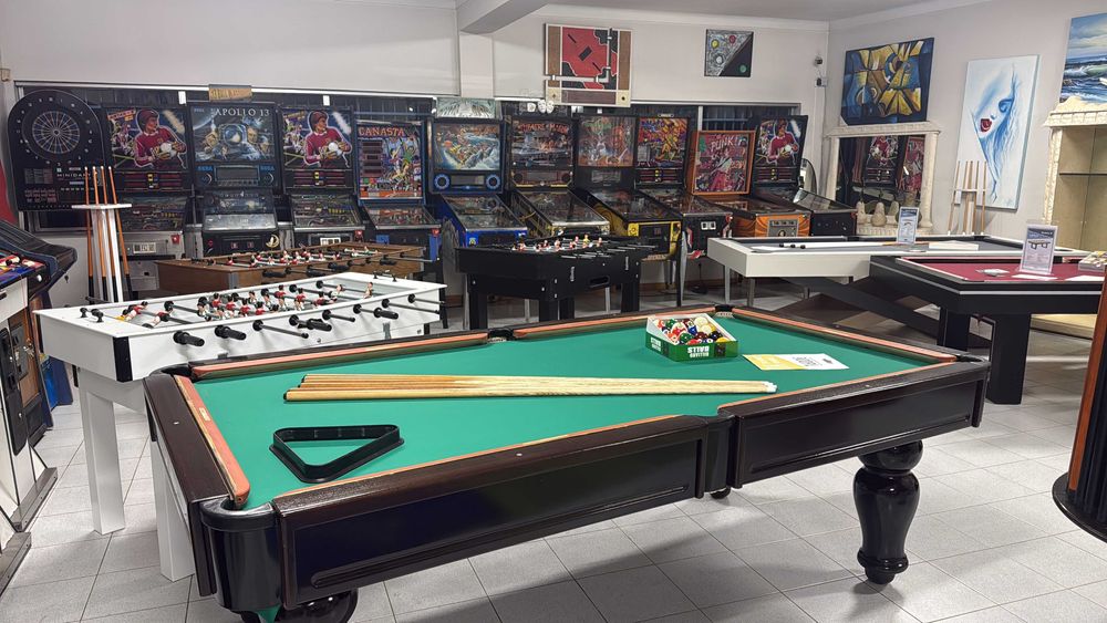 Bilhar - Snooker - Mesa Restaurada como Nova