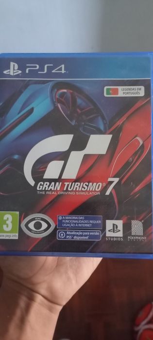 Ps4 slim como nova com 2 jogos e todos os fios e um comando
