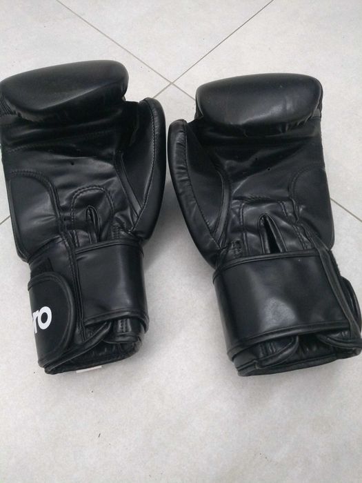 Rękawice bokserskie wentylowane ze skóry 14OZ