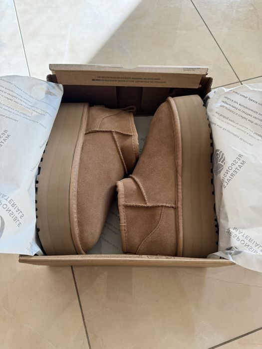 Замшевые Угги UGG Classic Ultra Размер 38