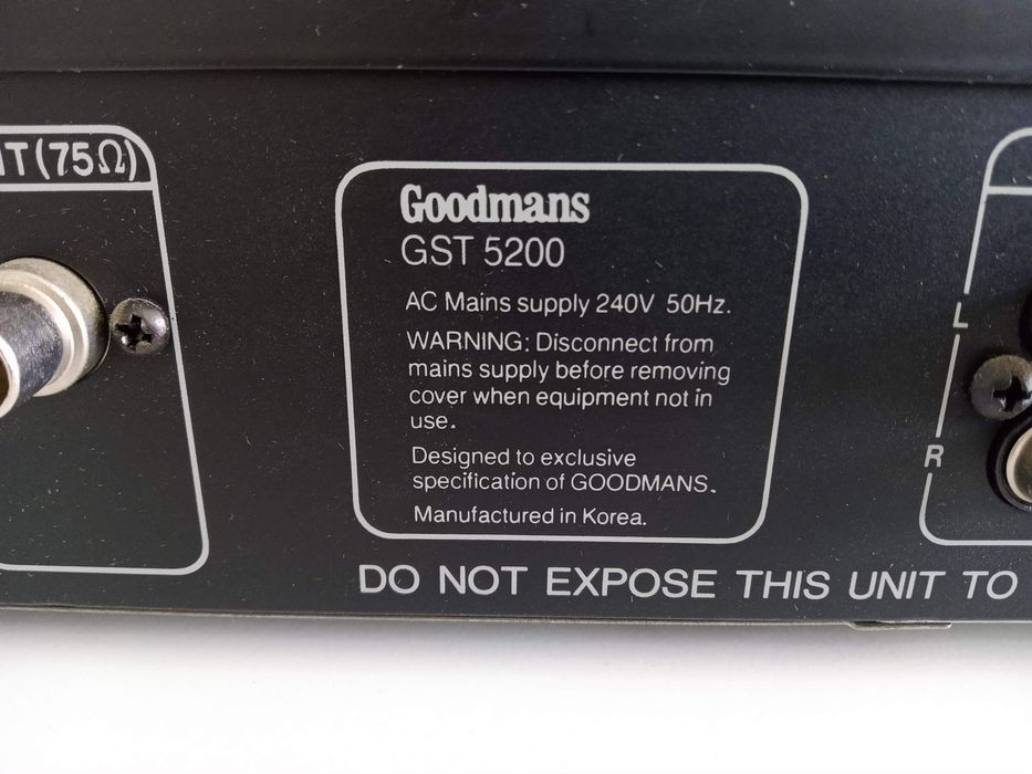 GOODMANS Sintonizador Rádio Tuner GST-5200
