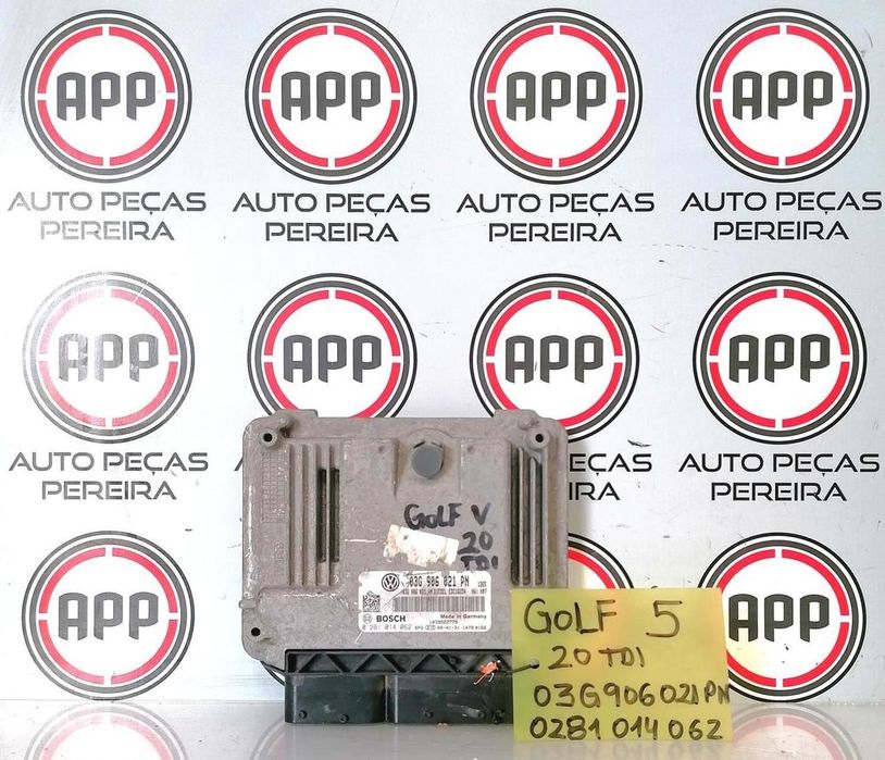 Centralina motor Audi Vw 2.0 TDI referência 03G906021PN, 0281014062.