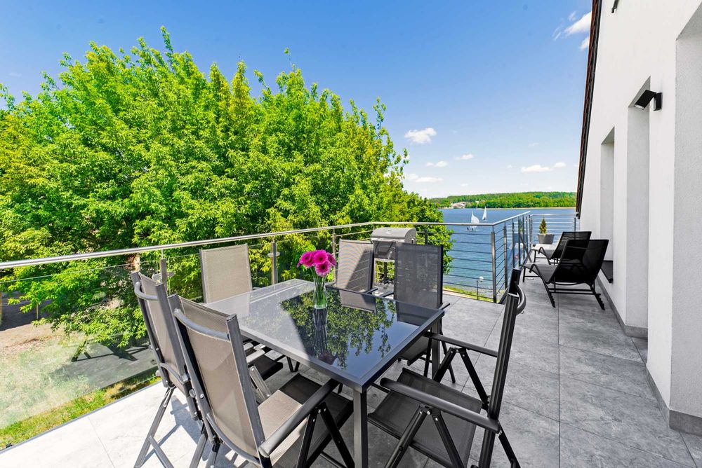 Apartament 6os z jacuzzi i sauna, domek nad jeziorem na Mazurach
