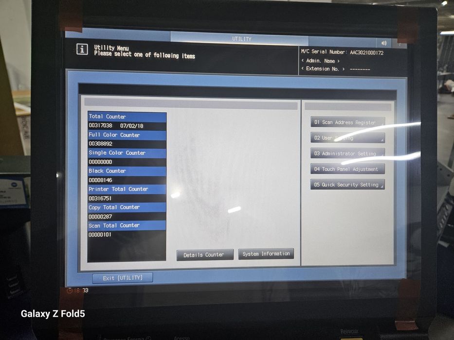 Impressora a laser konica Minolta