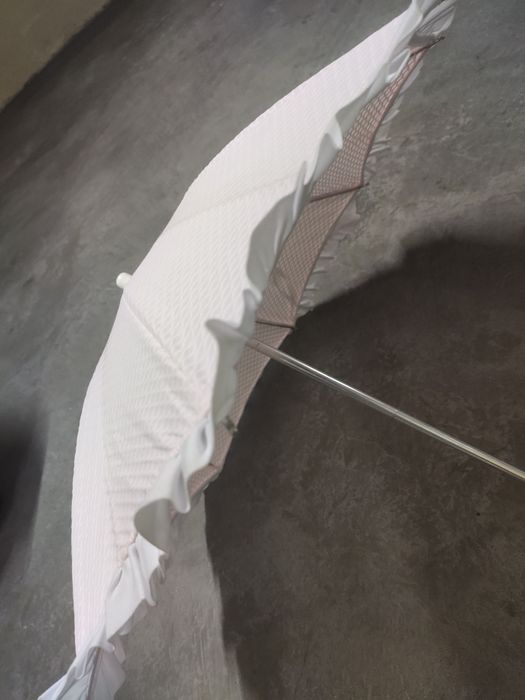 Sombrinha rosa para carrinho de passeio