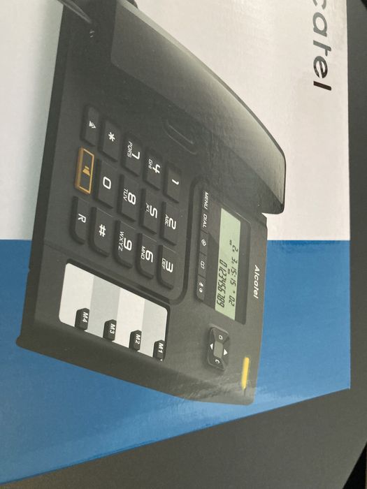 Telefone fixo ALCATEL T56 Preto, novo e embalado
