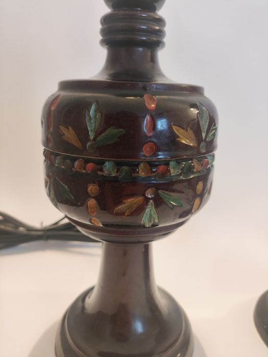 Par de candeeiros de mesa vintage